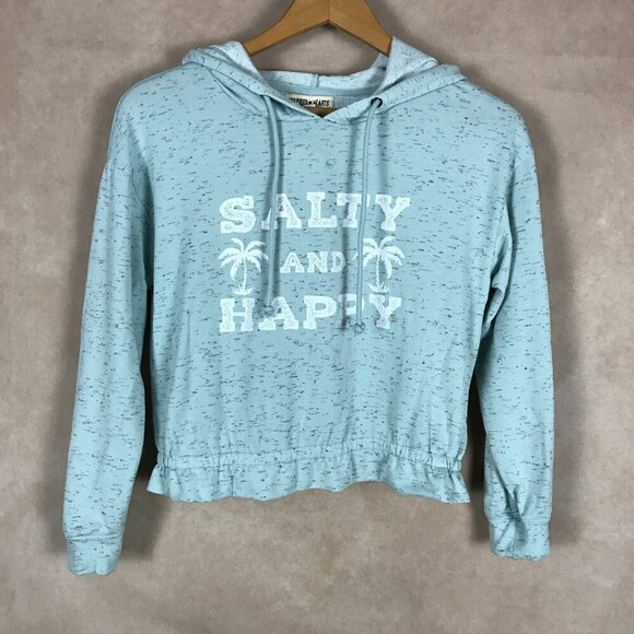 SALTY & HAPPY Beach Hoodie NWT MEDIUM - Picture 7 of 10